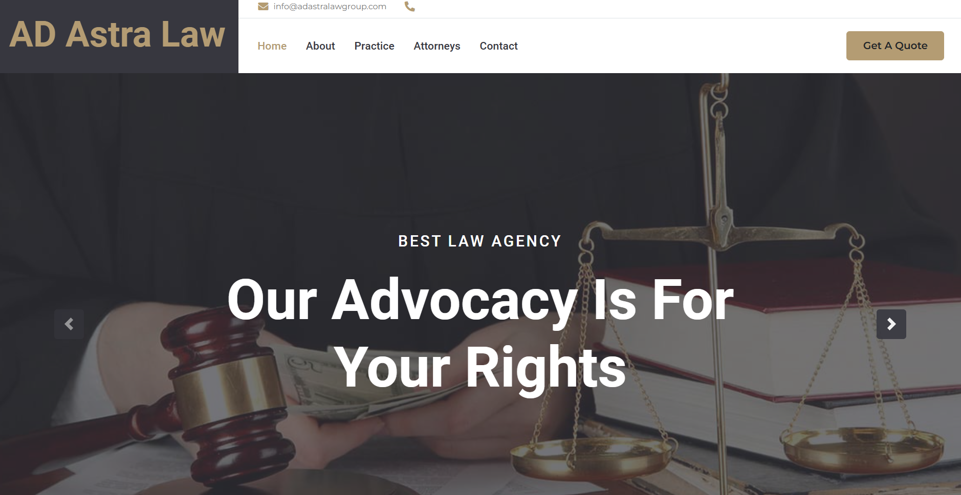 Professional Law Firm Website