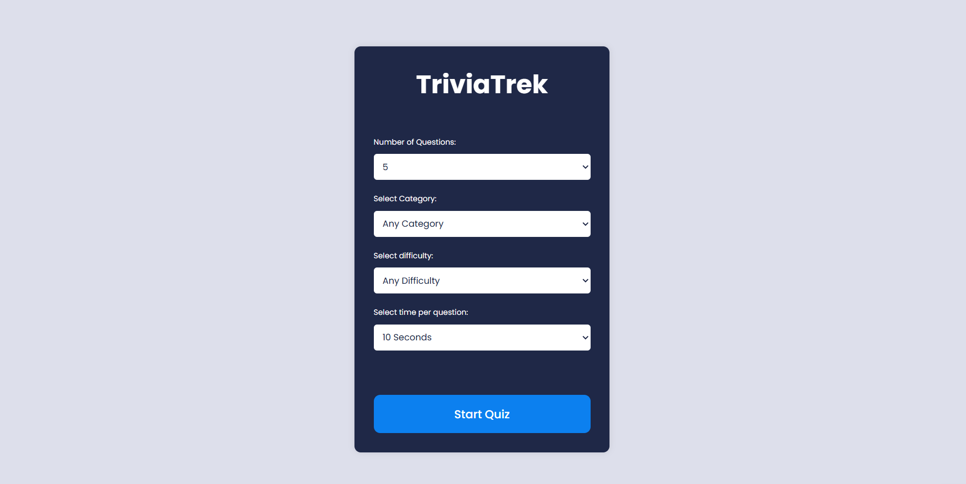 Interactive Quiz App